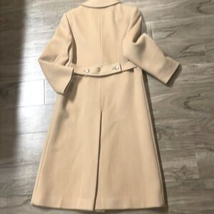 100% Virgin Wool Camel long coat